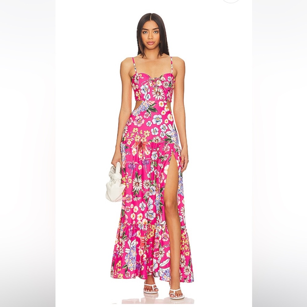 Agua Bendita X REVOLVE CAPRICE MAXI DRESS IN YELLOW MULTI